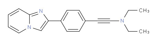 N,N-diethyl-2-(4-(imidazo[1,2-a]pyridin-2-yl)phenyl)ethynamine
