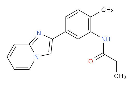 N-(5-(imidazo[1,2-a]pyridin-2-yl)-2-methylphenyl)propionamide