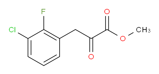 methyl 3-(3-chloro-2-fluorophenyl)-2-oxopropanoate