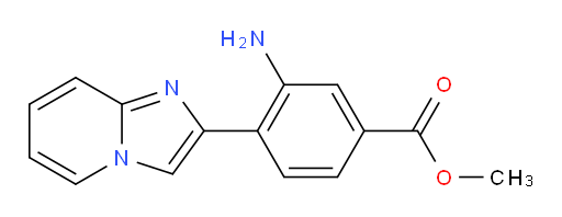 methyl 3-amino-4-(imidazo[1,2-a]pyridin-2-yl)benzoate