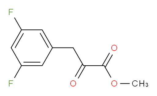 methyl 3-(3,5-difluorophenyl)-2-oxopropanoate
