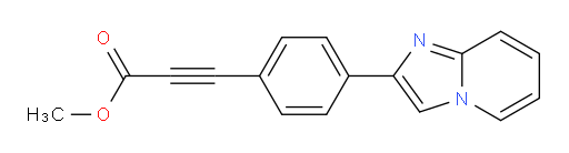 methyl 3-(4-(imidazo[1,2-a]pyridin-2-yl)phenyl)propiolate