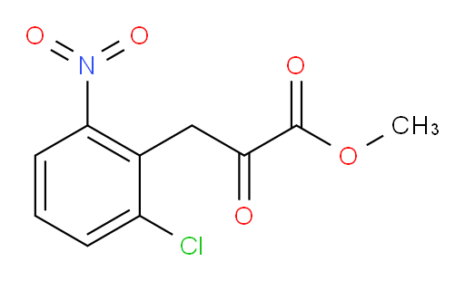 methyl 3-(2-chloro-6-nitrophenyl)-2-oxopropanoate