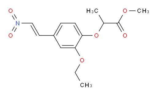(E)-methyl 2-(2-ethoxy-4-(2-nitrovinyl)phenoxy)propanoate