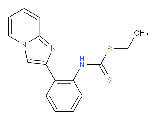 ethyl (2-(imidazo[1,2-a]pyridin-2-yl)phenyl)carbamodithioate