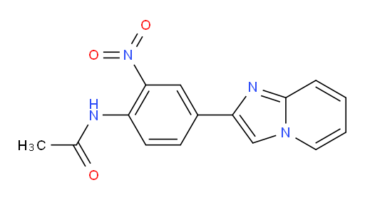 N-(4-(imidazo[1,2-a]pyridin-2-yl)-2-nitrophenyl)acetamide