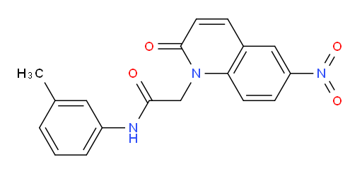 2-(6-nitro-2-oxoquinolin-1(2H)-yl)-N-(m-tolyl)acetamide