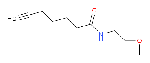 N-(oxetan-2-ylmethyl)hept-6-ynamide