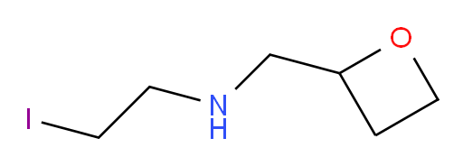 2-iodo-N-(oxetan-2-ylmethyl)ethanamine