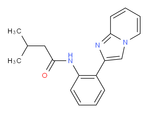 N-(2-(imidazo[1,2-a]pyridin-2-yl)phenyl)-3-methylbutanamide