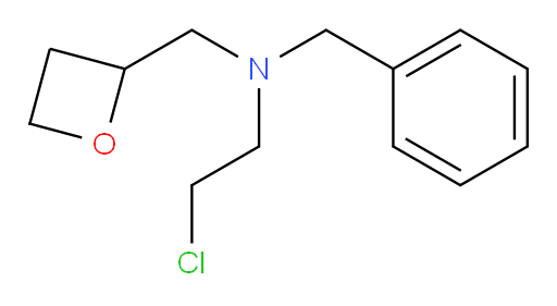 N-benzyl-2-chloro-N-(oxetan-2-ylmethyl)ethanamine