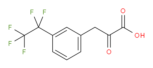 2-oxo-3-(3-(perfluoroethyl)phenyl)propanoic acid