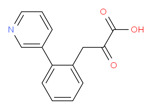2-oxo-3-(2-(pyridin-3-yl)phenyl)propanoic acid