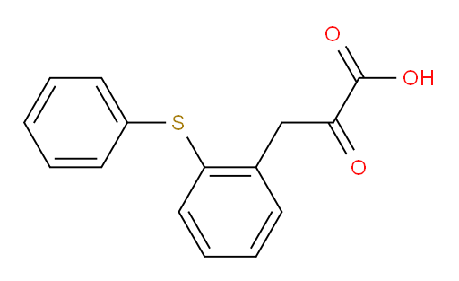 2-oxo-3-(2-(phenylthio)phenyl)propanoic acid