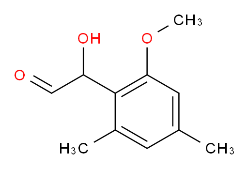 2-hydroxy-2-(2-methoxy-4,6-dimethylphenyl)acetaldehyde