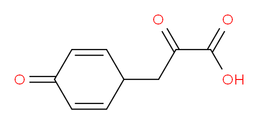 2-oxo-3-(4-oxocyclohexa-2,5-dien-1-yl)propanoic acid