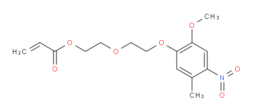 2-(2-(2-methoxy-5-methyl-4-nitrophenoxy)ethoxy)ethyl acrylate