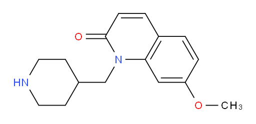 7-methoxy-1-(piperidin-4-ylmethyl)quinolin-2(1H)-one