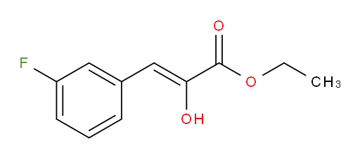 (Z)-ethyl 3-(3-fluorophenyl)-2-hydroxyacrylate