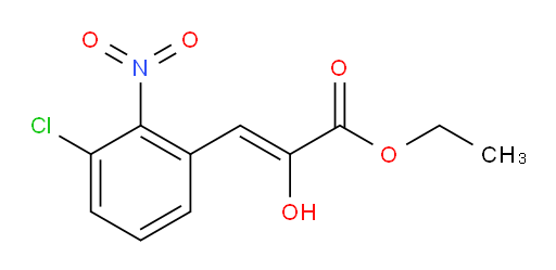 (Z)-ethyl 3-(3-chloro-2-nitrophenyl)-2-hydroxyacrylate