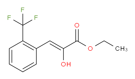 (Z)-ethyl 2-hydroxy-3-(2-(trifluoromethyl)phenyl)acrylate