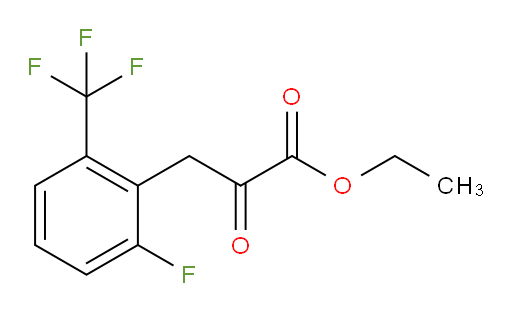 ethyl 3-(2-fluoro-6-(trifluoromethyl)phenyl)-2-oxopropanoate