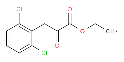 ethyl 3-(2,6-dichlorophenyl)-2-oxopropanoate