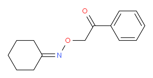 2-((cyclohexylideneamino)oxy)-1-phenylethanone