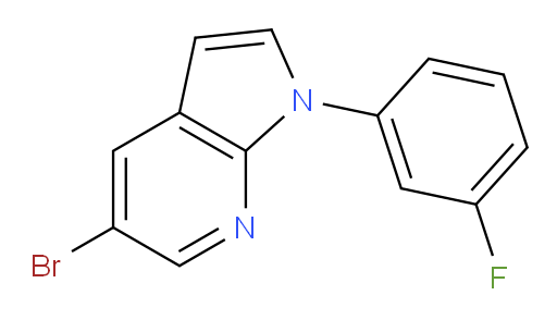 5-bromo-1-(3-fluorophenyl)-1H-pyrrolo[2,3-b]pyridine