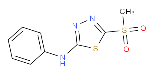 5-(methylsulfonyl)-N-phenyl-1,3,4-thiadiazol-2-amine