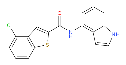 4-chloro-N-(1H-indol-4-yl)benzo[b]thiophene-2-carboxamide