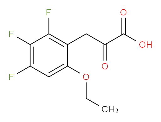 3-(6-ethoxy-2,3,4-trifluorophenyl)-2-oxopropanoic acid