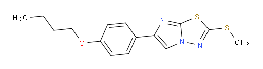 6-(4-butoxyphenyl)-2-(methylthio)imidazo[2,1-b][1,3,4]thiadiazole