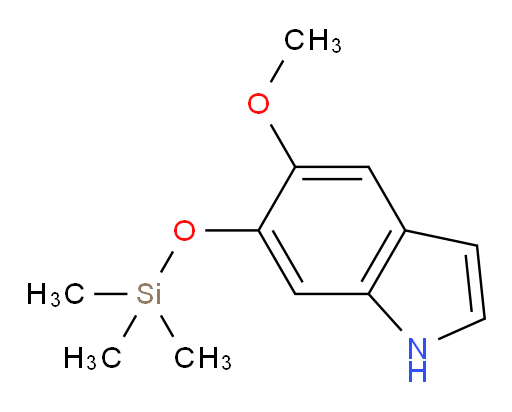 5-methoxy-6-((trimethylsilyl)oxy)-1H-indole
