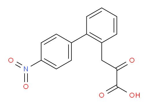 3-(4'-nitro-[1,1'-biphenyl]-2-yl)-2-oxopropanoic acid