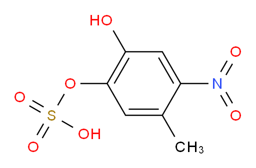 2-hydroxy-5-methyl-4-nitrophenyl hydrogen sulfate