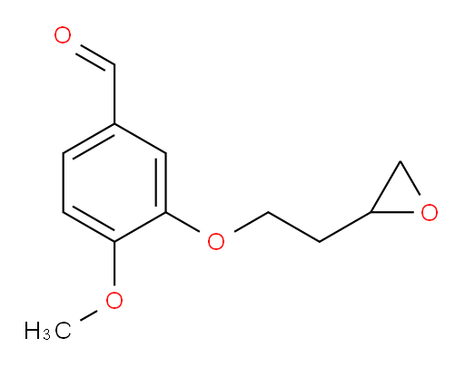 4-methoxy-3-(2-(oxiran-2-yl)ethoxy)benzaldehyde