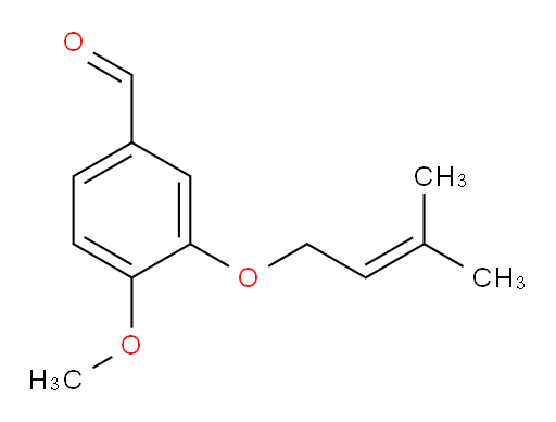 4-methoxy-3-((3-methylbut-2-en-1-yl)oxy)benzaldehyde