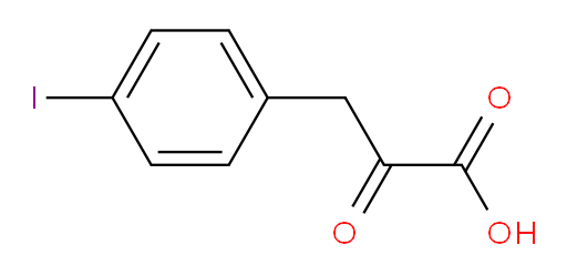 3-(4-iodophenyl)-2-oxopropanoic acid