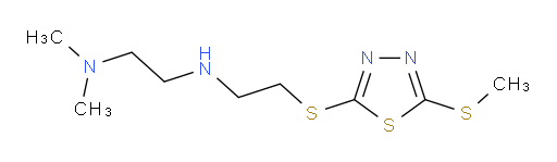 N1,N1-dimethyl-N2-(2-((5-(methylthio)-1,3,4-thiadiazol-2-yl)thio)ethyl)ethane-1,2-diamine