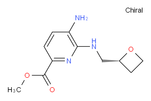 (R)-methyl 5-amino-6-((oxetan-2-ylmethyl)amino)picolinate