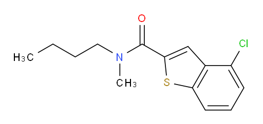 N-butyl-4-chloro-N-methylbenzo[b]thiophene-2-carboxamide