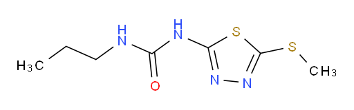 1-(5-(methylthio)-1,3,4-thiadiazol-2-yl)-3-propylurea