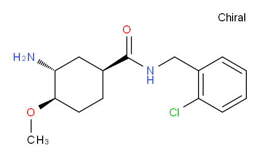 (1S,3R,4R)-3-amino-N-(2-chlorobenzyl)-4-methoxycyclohexanecarboxamide