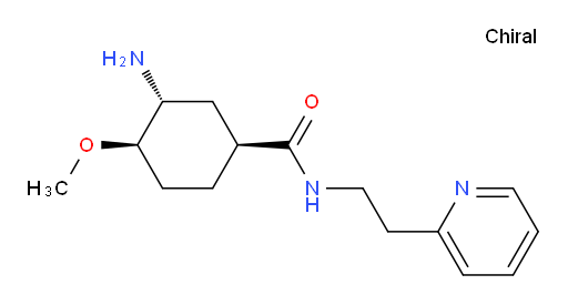 (1S,3R,4R)-3-amino-4-methoxy-N-(2-(pyridin-2-yl)ethyl)cyclohexanecarboxamide