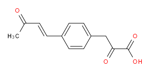 (E)-2-oxo-3-(4-(3-oxobut-1-en-1-yl)phenyl)propanoic acid