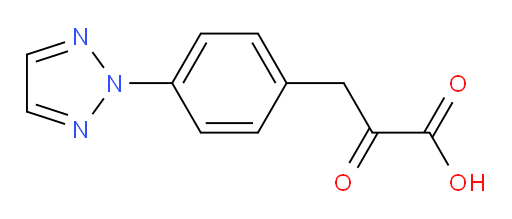 3-(4-(2H-1,2,3-triazol-2-yl)phenyl)-2-oxopropanoic acid