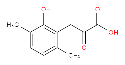 3-(2-hydroxy-3,6-dimethylphenyl)-2-oxopropanoic acid