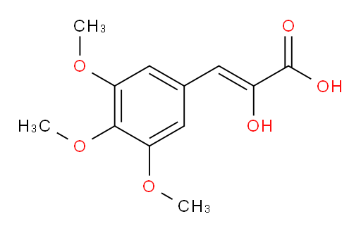 (Z)-2-hydroxy-3-(3,4,5-trimethoxyphenyl)acrylic acid