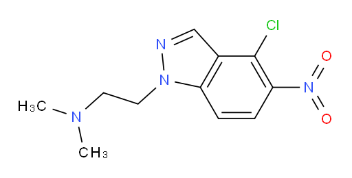 2-(4-chloro-5-nitro-1H-indazol-1-yl)-N,N-dimethylethanamine